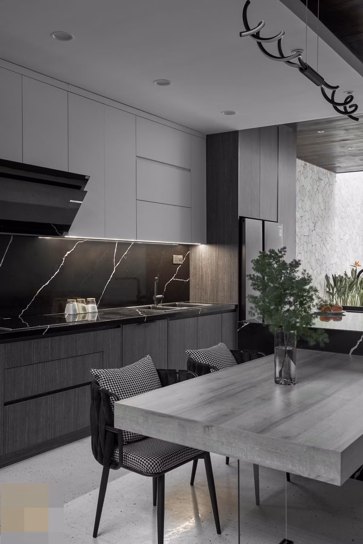 Ngoi nha co be boi sat phong khach mang resort vao khong gian song-Hinh-23