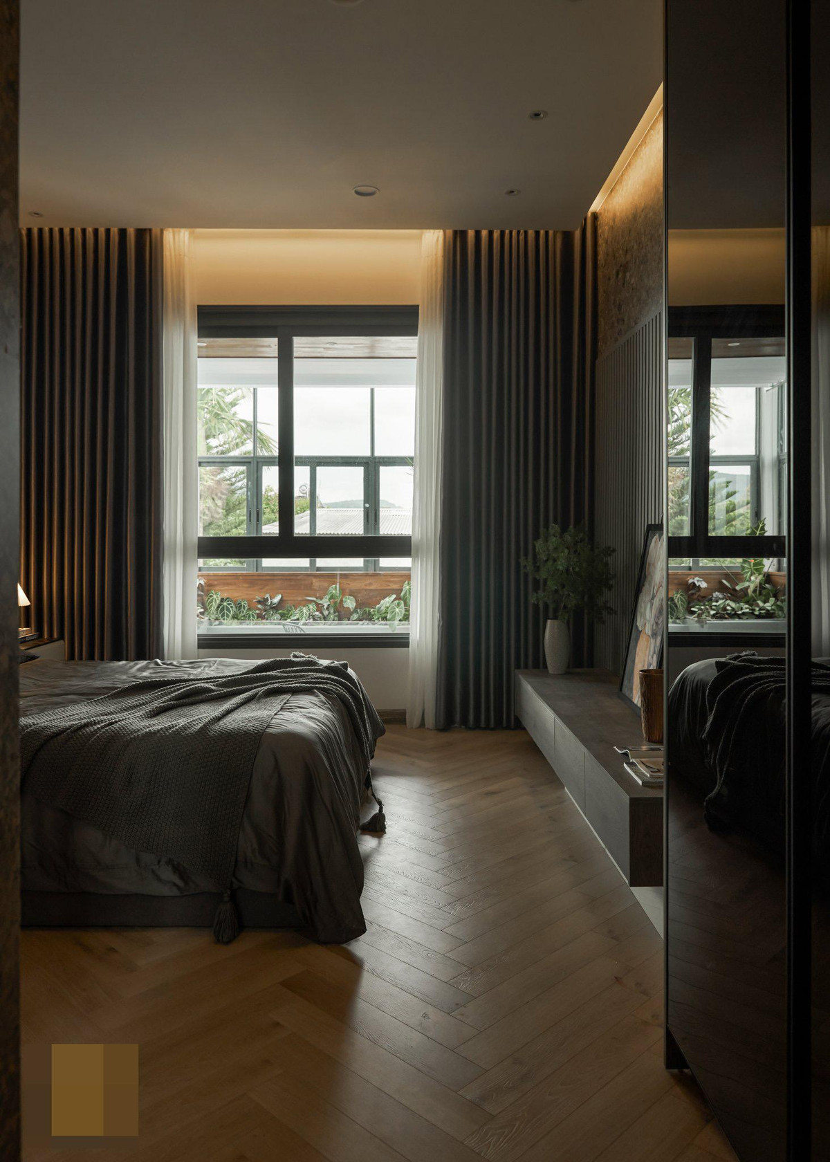 Ngoi nha co be boi sat phong khach mang resort vao khong gian song-Hinh-34