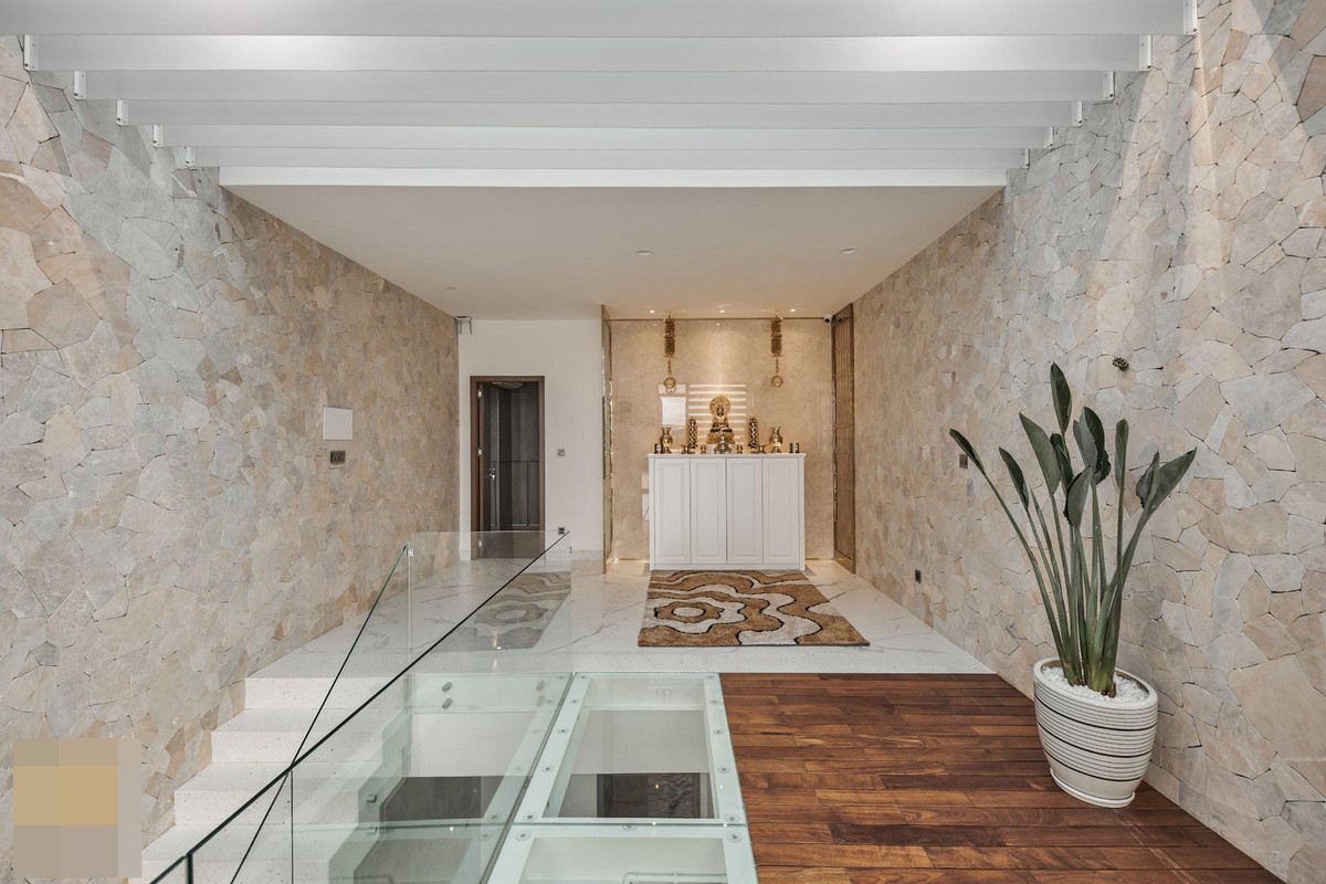 Ngoi nha co be boi sat phong khach mang resort vao khong gian song-Hinh-40