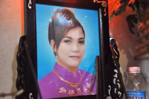 Di ảnh chị Nguyễn Thị Thanh Ngân.