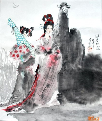 br/> Chiêu Quân cũng sinh được 2 người con với người vua mới của Hung Nô. Nàng chẳng bao giờ cười, cứ thế sống lặng lẽ cho đến cuối đời ở nơi đất khách. 