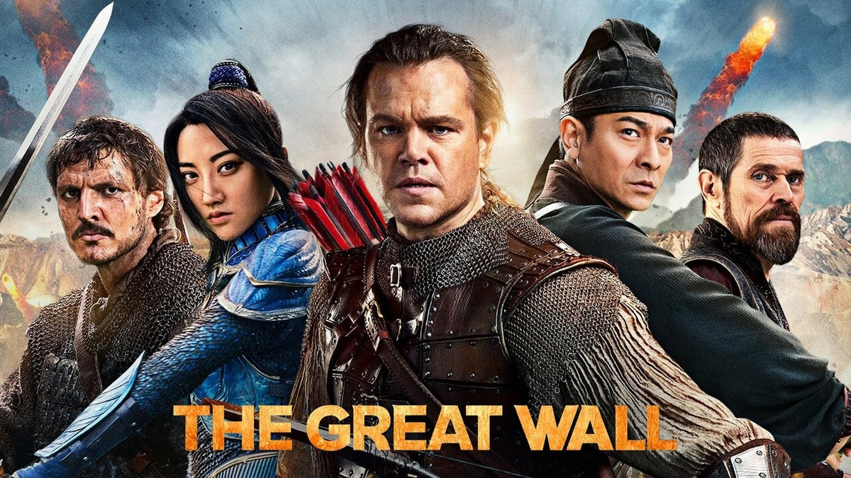 Tử chiến Trường Thành - The Great Wall (2016): Bộ phim của đạo diễn Trương Nghệ Mưu có kinh phí sản xuất 150 triệu USD tập hợp dàn sao khủng của Trung Quốc và Hollywood như Matt Damon, Cảnh Điềm, Pedro Pascal, Willem Dafoe, Lưu Đức Hoa, Trương Hàm Dư, Lộc Hàm, Bành Vu Yến, Lâm Canh Tân, Vương Tuấn Khải, Trịnh Khải, Hoàng Hiên... nhưng cuối cùng trở thành bom xịt vì xây dựng nhân vật thiếu điểm nhấn đặc trưng, nội dung kém hấp dẫn chỉ toàn hô hào khẩu hiệu.