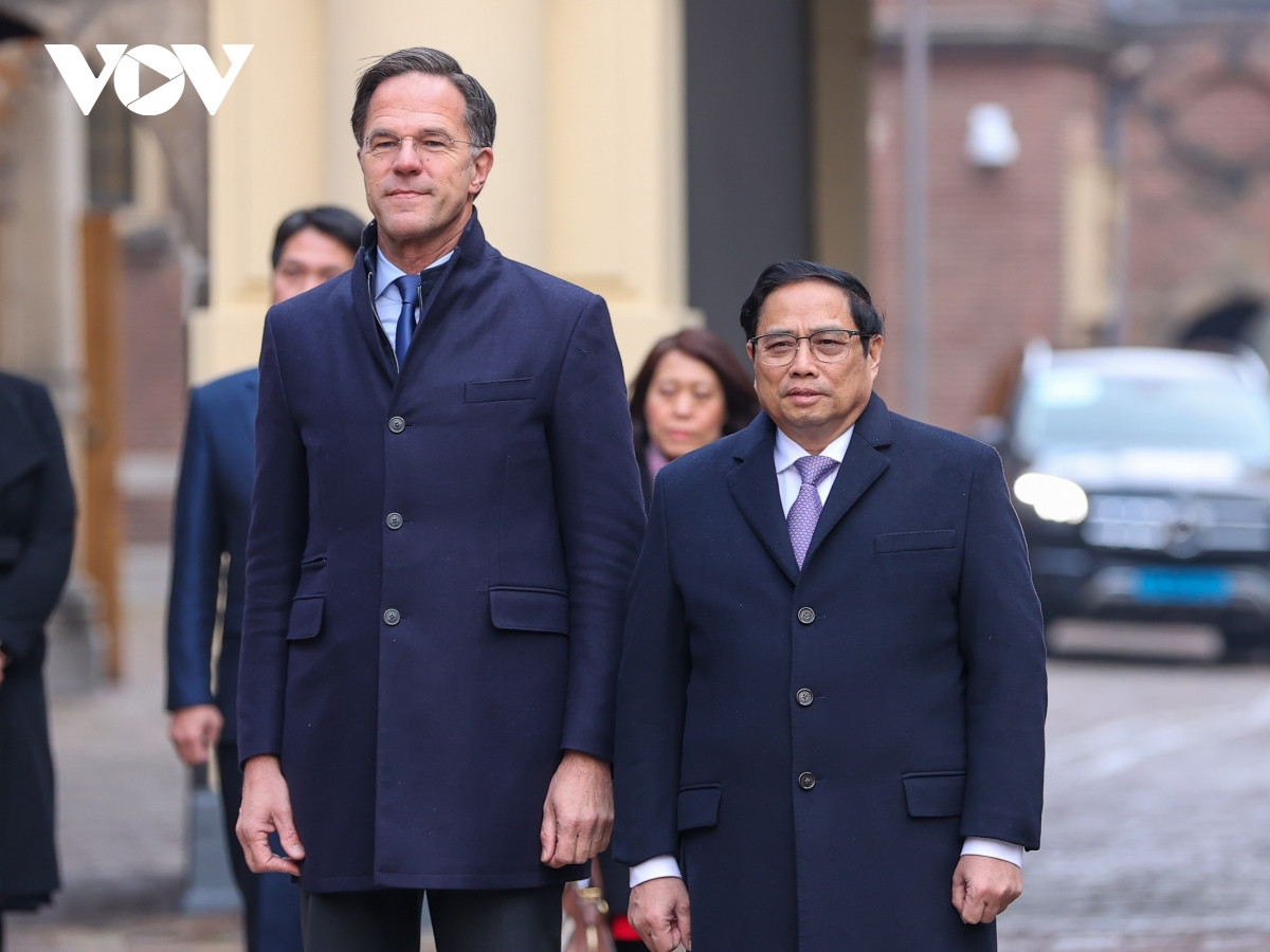 Thu tuong Ha Lan Mark Rutte chu tri le don chinh thuc Thu tuong Pham Minh Chinh-Hinh-3