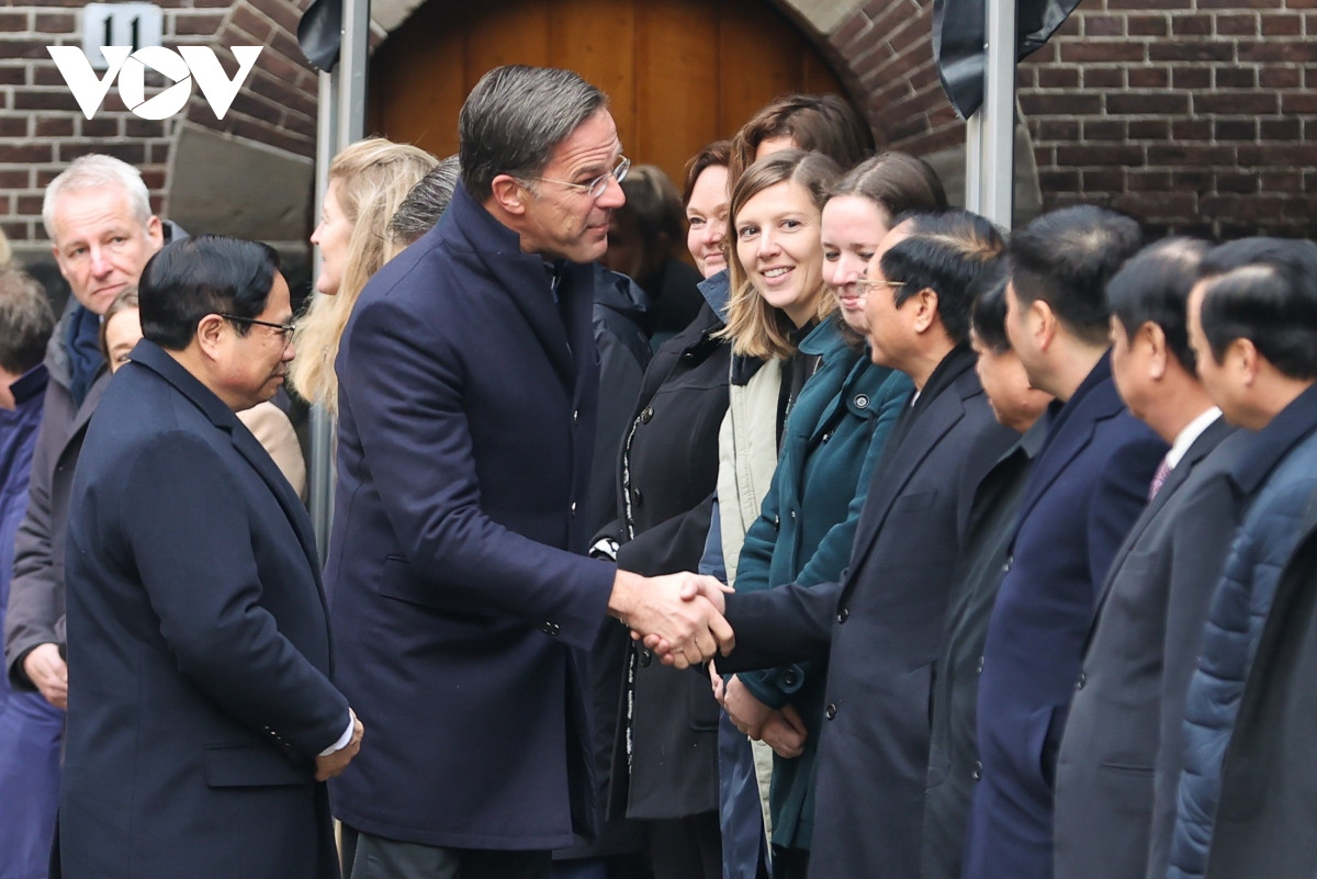 Thu tuong Ha Lan Mark Rutte chu tri le don chinh thuc Thu tuong Pham Minh Chinh-Hinh-2