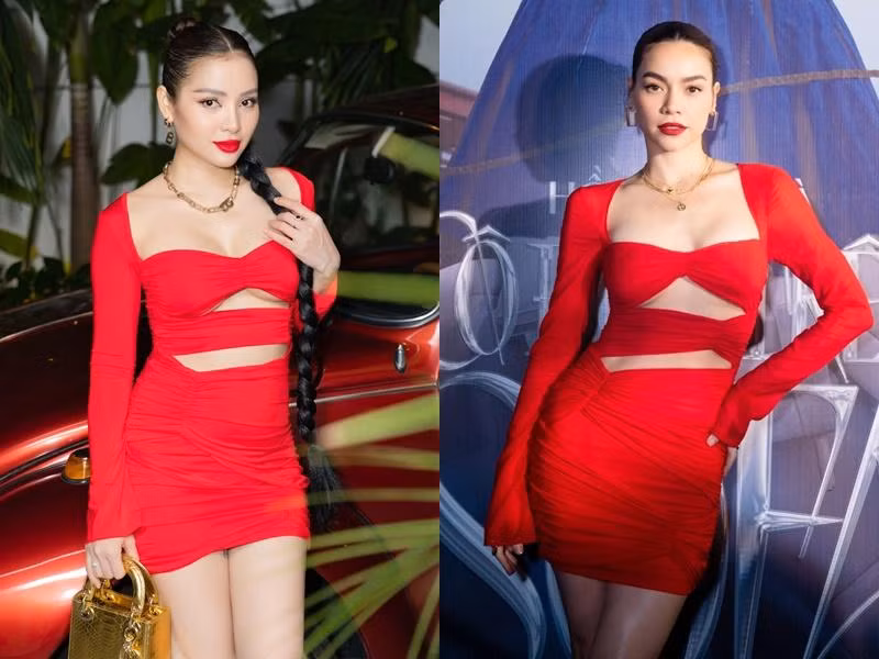 Với pha đụng hàng này, Phương Trinh Jolie và Hồ Ngọc Hà được cho là đều tỏa sáng, khoe được những thế mạnh sắc vóc, khó có thể nói ai hơn ai kém.