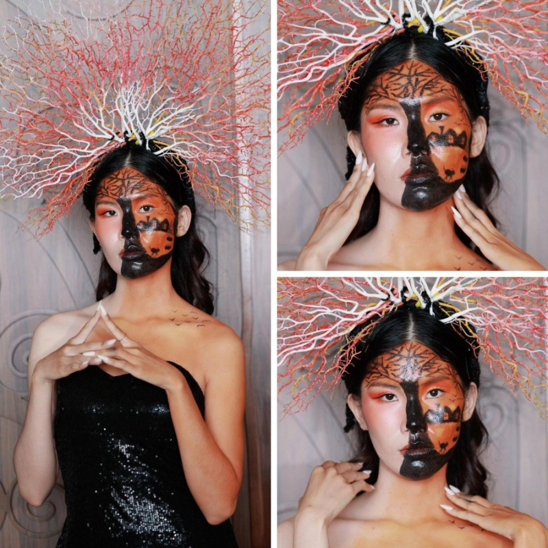 Hoá trang là một trong những phần thi đòi hỏi kỹ thuật phối màu, tạo khối, bố cục, v.v… Màn trang điểm hóa trang này có thể kéo dài nhiều giờ đồng hồ. Ngoàira, đối với phần thi Trang điểm trình diễn (Fashion Runway Makeup), dựa trên nhữngmẫu trang phục của các nhà thiết kế, học viên sẽ lựa chọn cách thực trang điểmphù hợp để tạo nên sự đồng nhất với trang phục chủ đề.