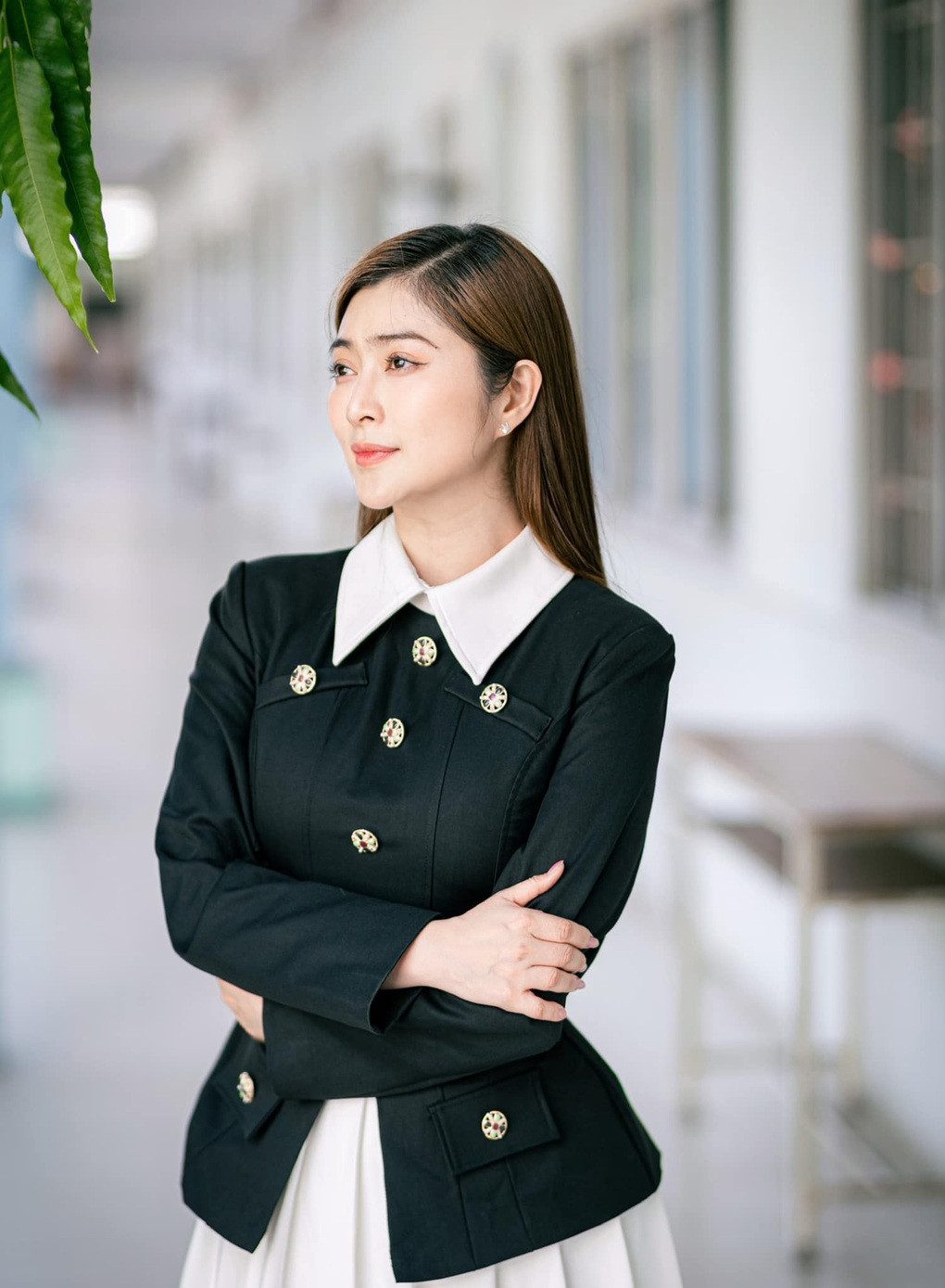 Theo Thanh Trúc, quyết định tạm giải nghệ xuất phát từ mong muốn của cô. Sau nhiều năm lăn lộn trong nghề, giờ đây nữ diễn viên muốn dành thời gian cho cuộc sống riêng, đặc biệt là việc có em bé (Ảnh: Facebook nhân vật).