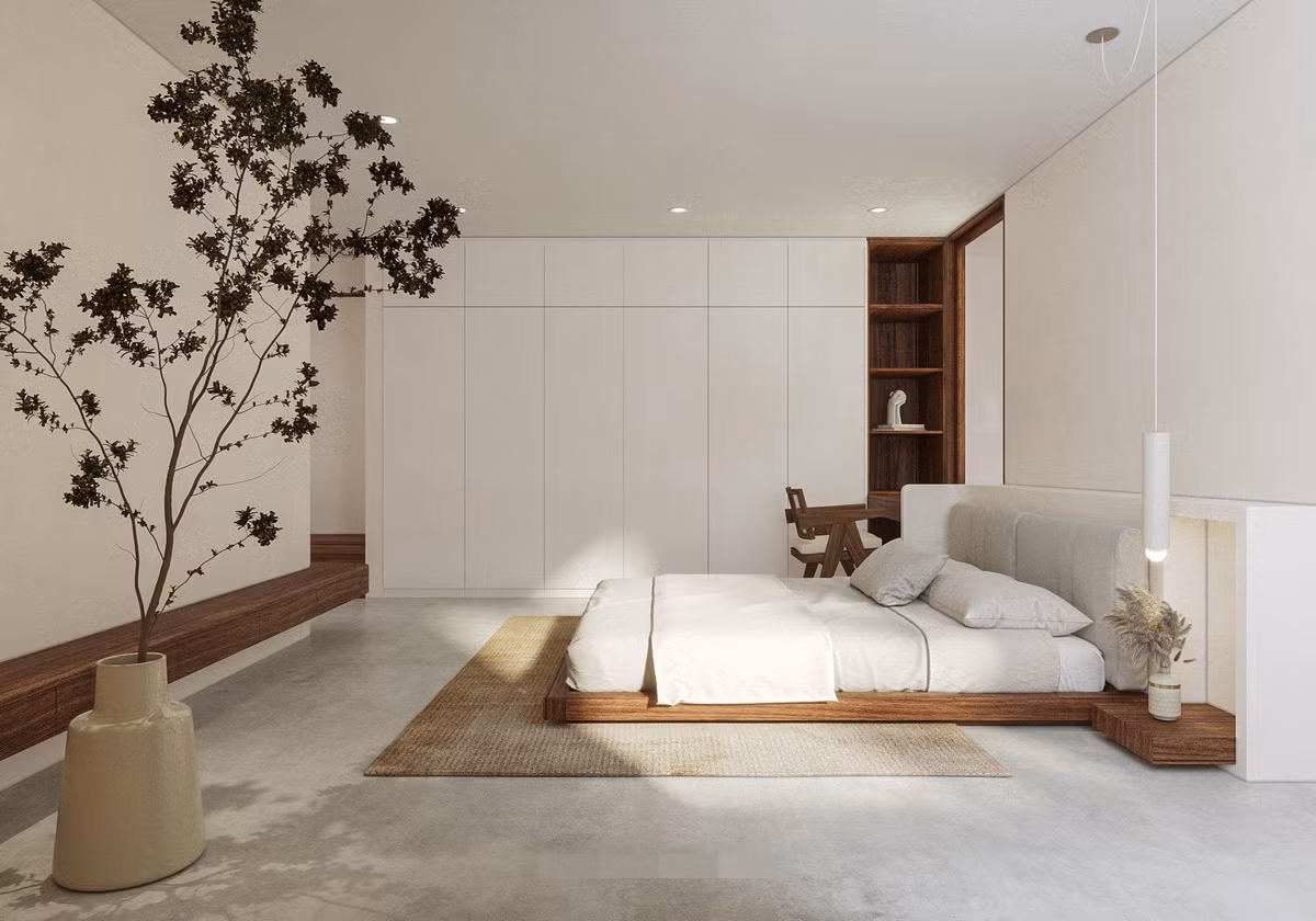 Ngoi nha gach lo, xay moc cua gia chu theo duoi loi song toi gian-Hinh-23