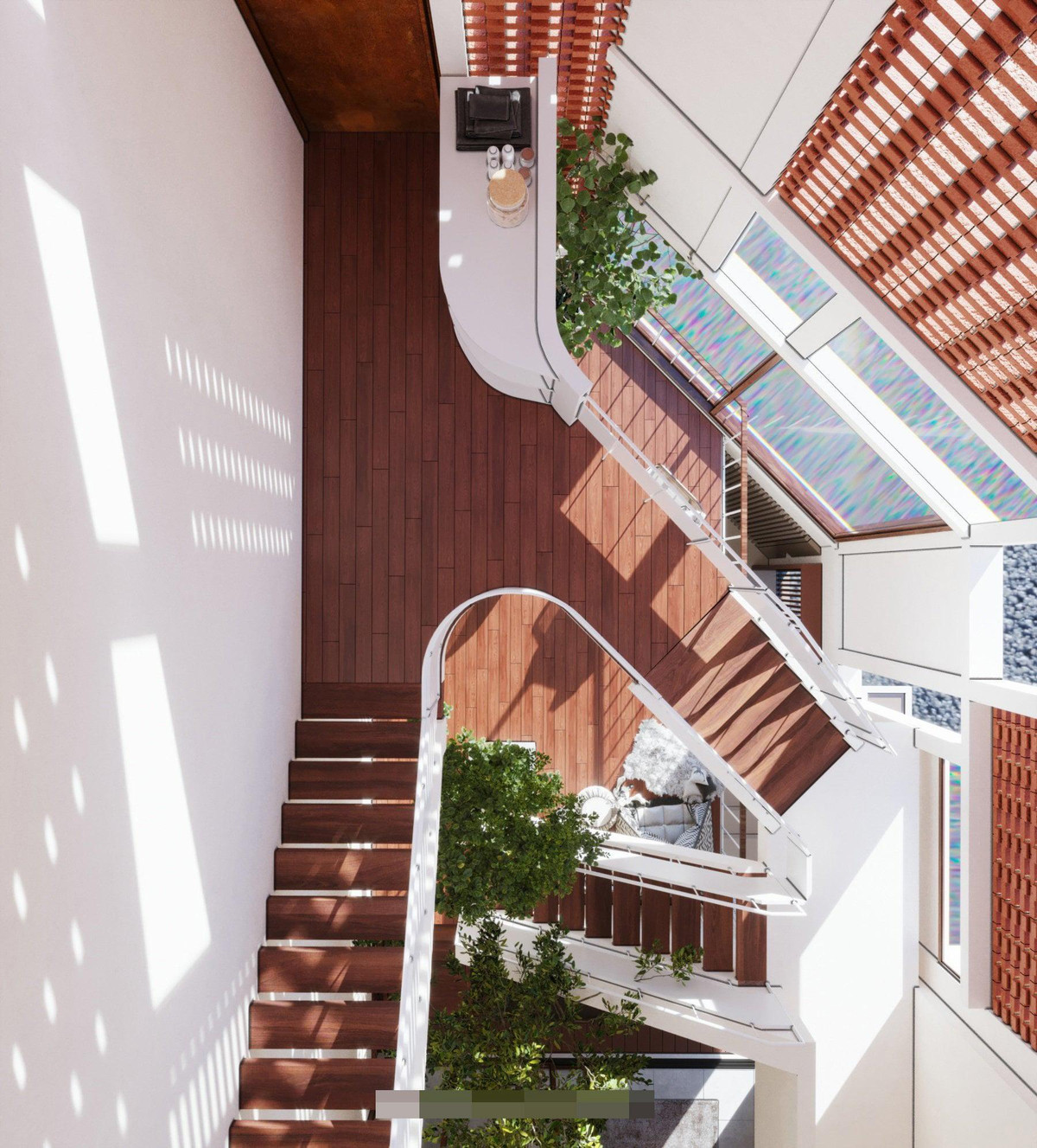 Ngôi nhà gạch lỗ, xây mộc của gia chủ theo đuổi lối sống tối giản - Hình 4 Ngoi nha gach lo, xay moc cua gia chu theo duoi loi song toi gian-Hinh-4