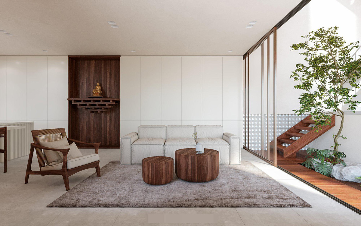 Ngoi nha gach lo, xay moc cua gia chu theo duoi loi song toi gian-Hinh-13