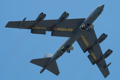 Máy bay ném bom B-52H.