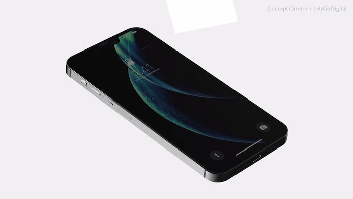 Apple được cho là sẽ giới thiệu 4 mẫu iPhone mới vào tháng 9 năm nay, tất cả đều dùng màn hình OLED với một phiên bản iPhone 12 5.4 inch, một phiên bản iPhone 12 Plus 6.1 inch, một phiên bản iPhone 12 Pro 6.1 inch và một phiên bản iPhone 12 Pro Max 6.7 inch. (Ảnh: LetsGoDigital x Concept Creator)