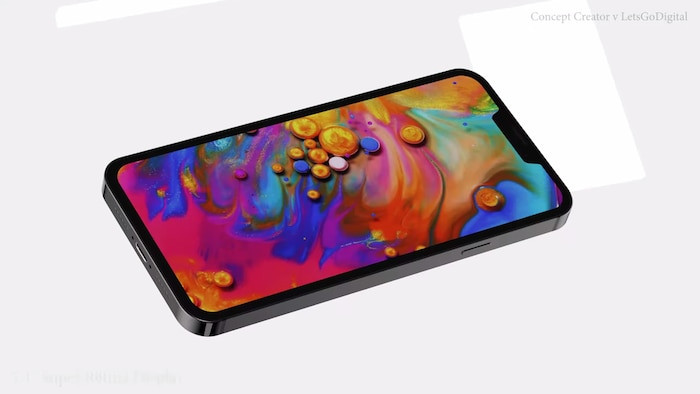 Nhằm giúp người dùng dễ dàng hình dung về chiếc iPhone “tí hon” dự kiến được trình làng vào tháng 9 tới của Apple, LetsGoDigital và Concept Creator đã tạo nên bản dựng iPhone 12 siêu nét từ những nguồn tin đáng tin cậy trong thời gian qua. (Ảnh: LetsGoDigital x Concept Creator)