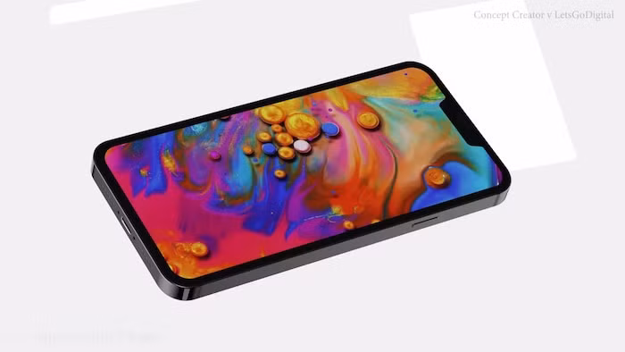 Nhằm giúp người dùng dễ dàng hình dung về chiếc iPhone “tí hon” dự kiến được trình làng vào tháng 9 tới của Apple, LetsGoDigital và Concept Creator đã tạo nên bản dựng iPhone 12 siêu nét từ những nguồn tin đáng tin cậy trong thời gian qua. (Ảnh: LetsGoDigital x Concept Creator) 