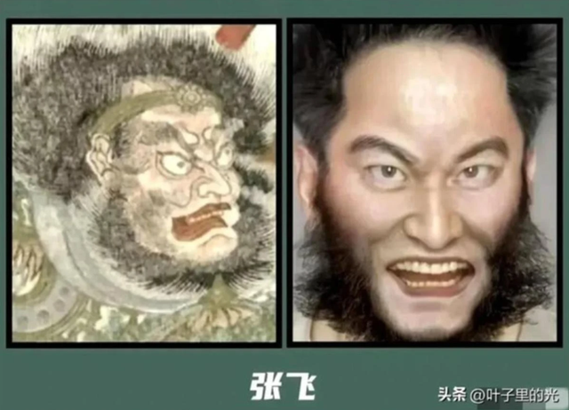  6. Trương Phi: Vẻ ngoài của Trương Phi được sử sách mô tả rất dữ tợn, luộm thuộm. Sau khi AI khôi phục, quả gương mặt của Trương Phi thực sự có thể khiến người khác hoảng sợ trong lần đầu gặp gỡ.