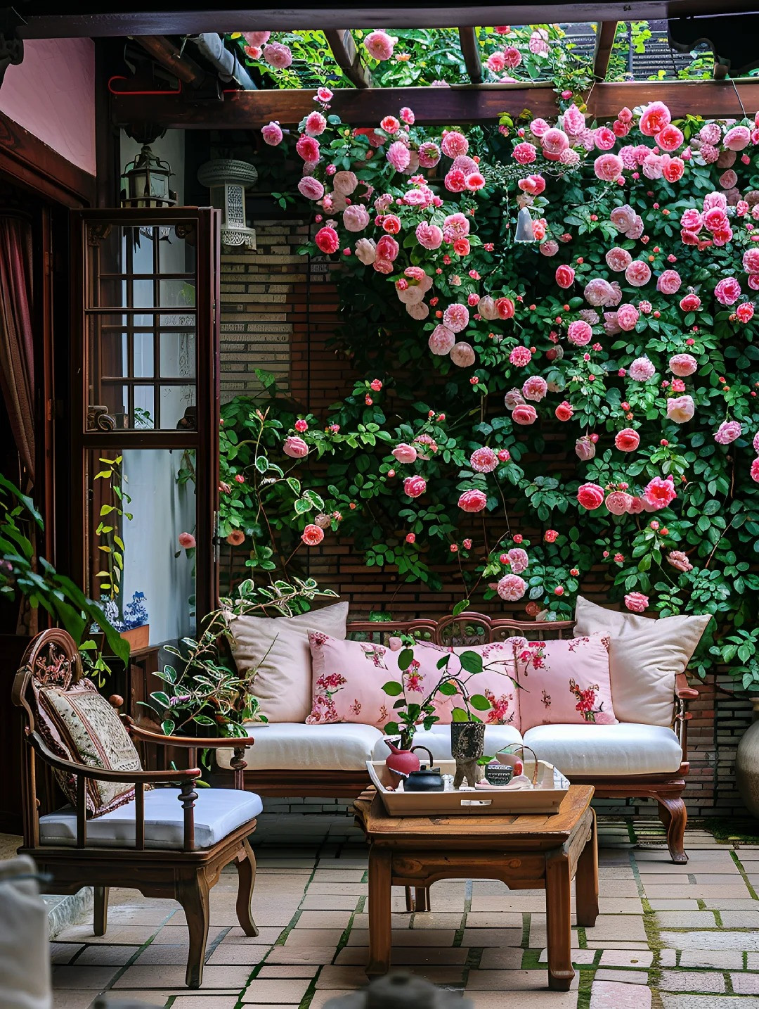 Hoa hồng tượng trưng cho tình yêu say đắm, nồng thắm và mãnh liệt của tuổi trẻ. Ngoài ra, những chiếc gai sắc nhọn của hoa hồng, trong phong thủy còn có tác dụng xua đuổi tà khí, ngăn chặn các luồng khí xấu vào cửa. Ảnh minh họa Toutiao