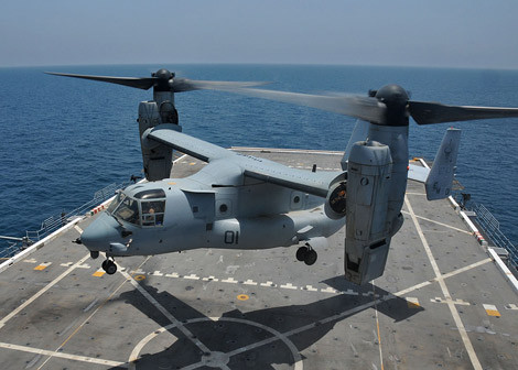 MV-22 có cơ hội cao được biên chế thường trực trên các tàu sân bay của Hải quân Mỹ.