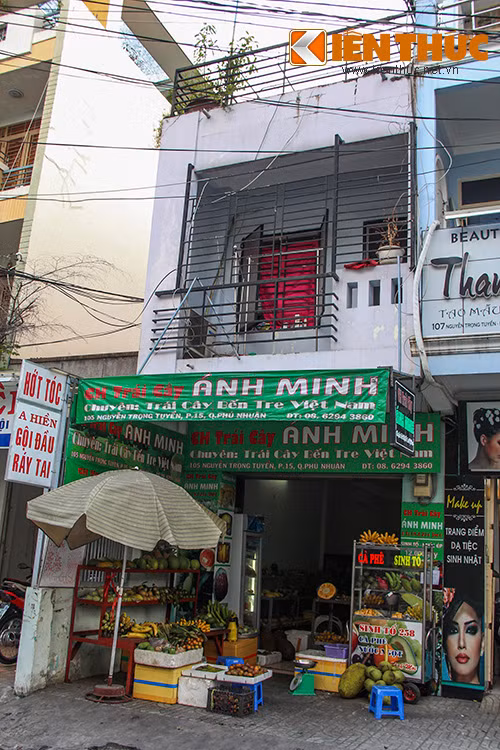 Căn nhà do bà Huệ (con gái ông Truyền) đứng tên, mặt tiền căn nhà rộng khoảng 3m.