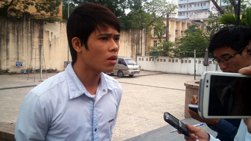 Anh Việt kể lại sự việc với PV.