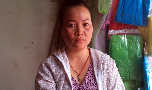 Chị Ngọc kể lại vụ việc.