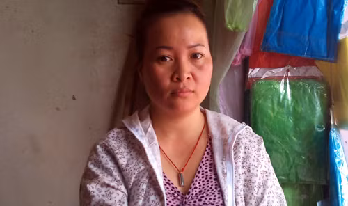 Chị Ngọc kể lại vụ việc.