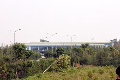 Mọi công tác chuẩn bị ở sân bay đã sẵn sàng chào đón linh cữu Đại tướng.