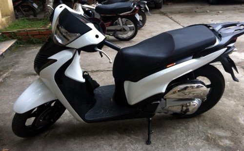 Chiếc xe SH bị vứt bỏ