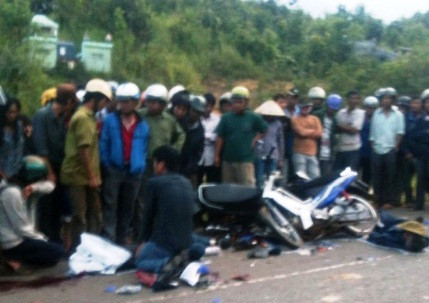 Hiện trường vụ tai nạn