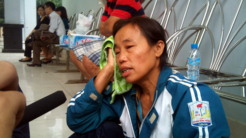 Bà Hiền trao đổi với PV Kiến thức.