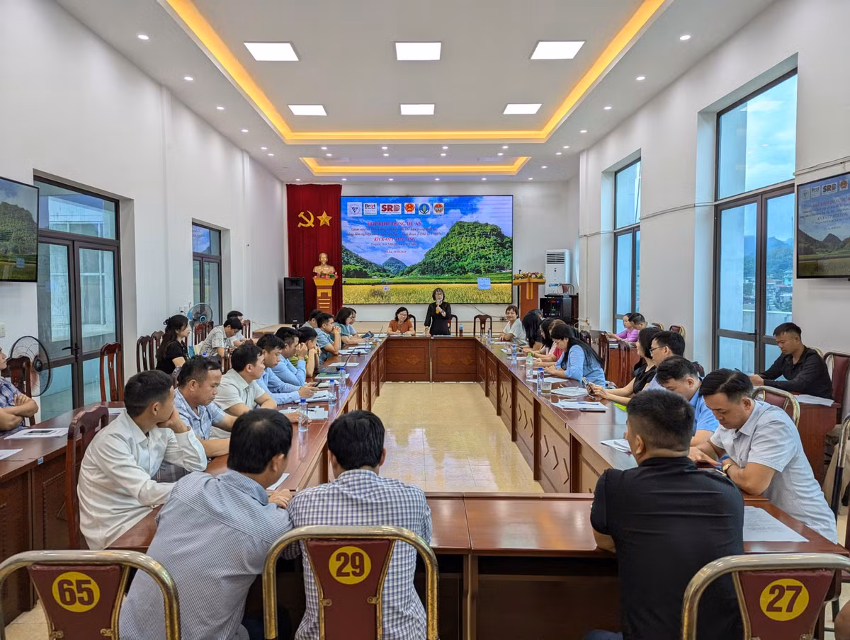 SRD khoi dong du an nong lam nghiep thich ung voi bien doi khi hau