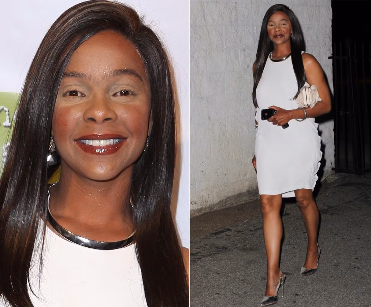 Lark Voorhies dường như đã cẩu thả khi trang điểm khi cô quên đánh phấn cho dùng mắt, khiến cô trông như một diễn viên hề.