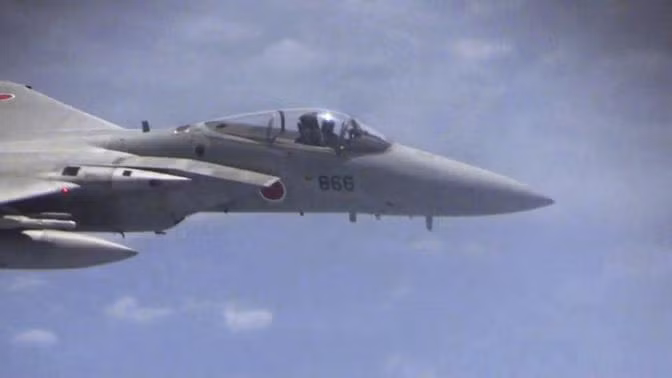 Chiến đấu cơ F-15 của Nhật Bản.