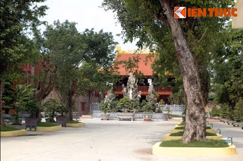 Ngoài trụ sở Công ty Đại An, Minh "sâm" còn sở hữu ngôi nhà sàn 2 tầng làm bằng gỗ quý khá hoành tráng tại trung tâm thị xã Từ Sơn, Bắc Ninh.