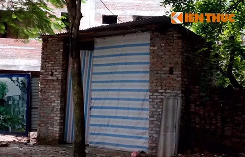 Gia đình ông Mão xây dựng lấn chiếm.