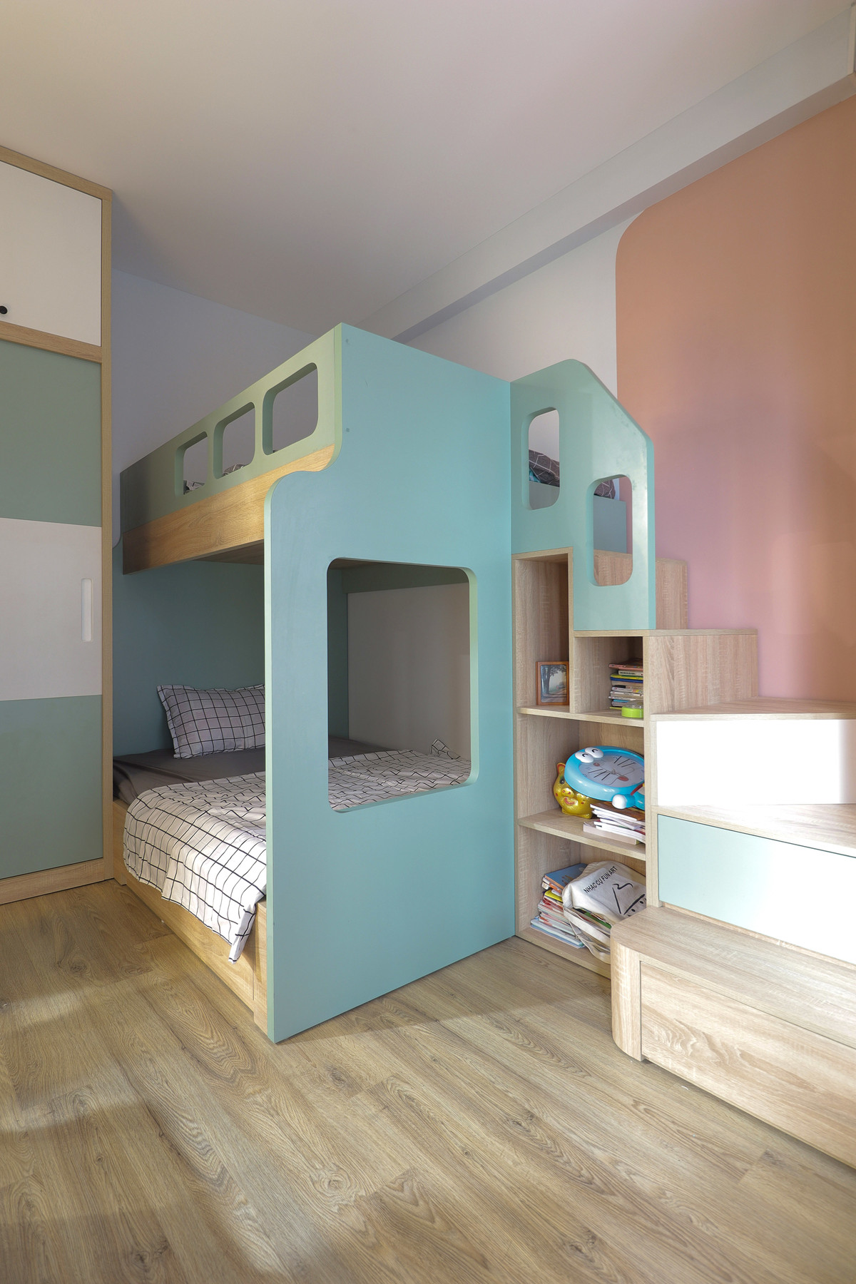 Gia chủ quanh năm thư thái nhờ thiết kế căn hộ Vintage màu xanh mint ảnh 10