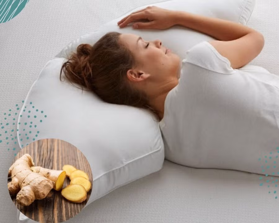 Bỏ 1 củ gừng dưới gối sáng mai thức dậy bất ngờ khi thấy điều này Bo 1 cu gung duoi goi sang mai thuc day bat ngo khi thay dieu nay