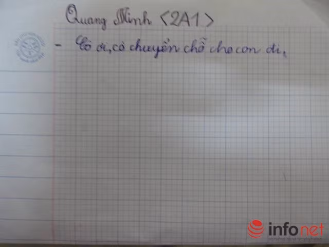 Dưới đây là những bức thư hồn nhiên, đôi chỗ còn sai chính tả của học trò lớp 2A1 trường tiểu học Vĩnh Tuy, Hà Nội...
