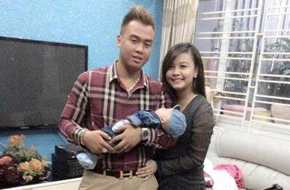 Gia đình nhỏ hạnh phúc của anh Duy Khánh - Lan Anh.