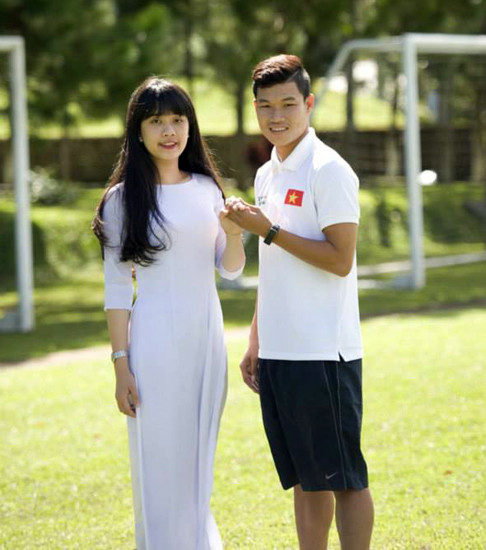 Trung vệ Trần Hữu Đông Triều.