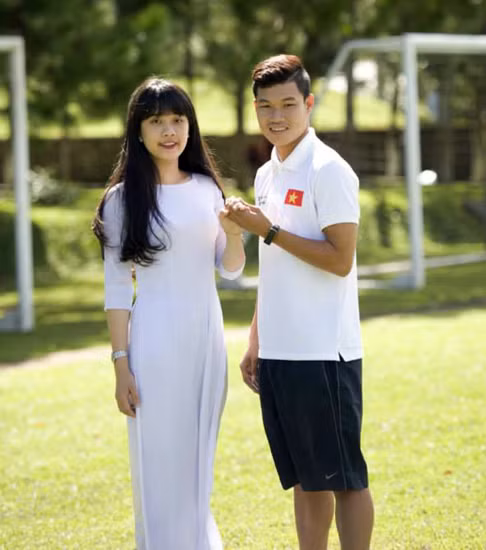 Trung vệ Trần Hữu Đông Triều.