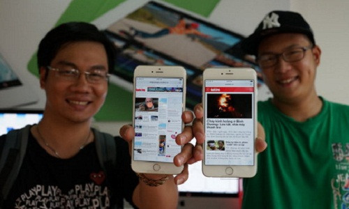 IPhone 6 plus xach tay o Viet Nam gia 70 trieu dong