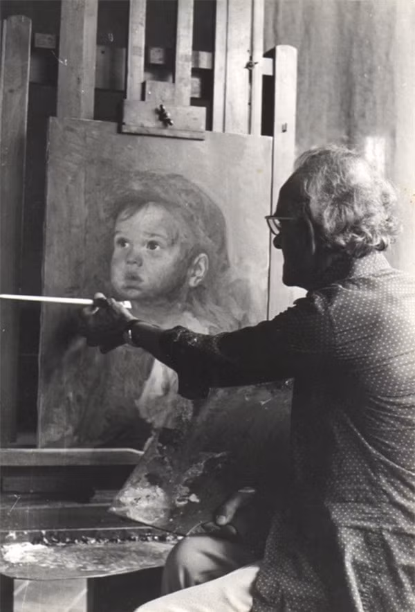 Giai ma loi nguyen chet choc bi an buc tranh “Cau be khoc“-Hinh-3