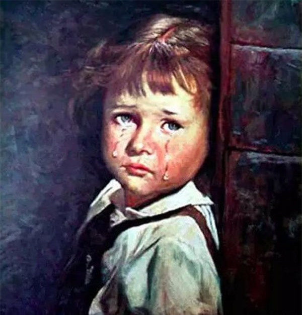 Giai ma loi nguyen chet choc bi an buc tranh “Cau be khoc“-Hinh-5