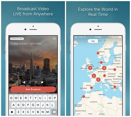  Periscope. Đây cũng là một ứng dụng giúp truyền hình trực tiếp các thông tin, sự kiện tới bạn bè. 