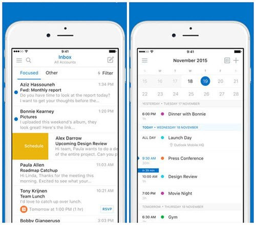 Microsoft Outlook. Không chỉ hỗ trợ tài khoản email của Microsoft mà Microsoft Outlook còn giúp quản lý email của các dịch vụ khác, trong đó có tài khoản Apple, tài khoản email doanh nghiệp,... Trong năm 2015, đây được đánh giá là ứng dụng quản lý email tốt nhất. 
