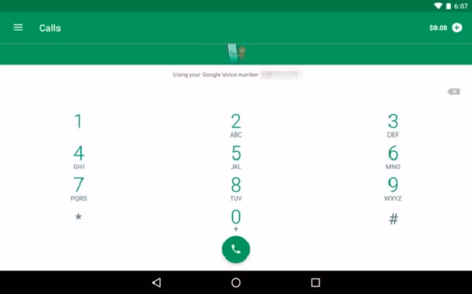 Nếu thiết bị của bạn không hiển thị lựa chọn "Wi-Fi Calling", bạn có thể chọn giải pháp sử dụng các ứng dụng để thay thế. Ứng dụng Hangouts Dialer của Google sẽ cho phép người dùng thực hiện các cuộc gọi thông qua kết nối Wi-Fi. Hầu hết các cuộc gọi đến Mỹ và Canada là miễn phí thông qua Hangouts Dialer. Nếu không có tài khoản Google Voice, người nhận sẽ thấy một số điện thoại ngẫu nhiên trên màn hình thiết bị của họ.