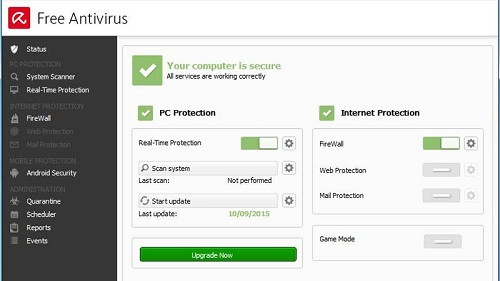  Avira Free Antivirus là một trong những phần mềm diệt virus được nhiều người sử dụng nhất hiện nay. Ứng dụng được đánh giá là một trong những giải pháp tin cậy cho người dùng máy tính nhờ khả năng diệt virus tốc độ nhanh và triệt để nhất, giúp bảo mật dữ liệu an toàn. Với nhiều tính năng cao cấp, phù hợp cho nhiều cấu hình hệ thống máy tính khác nhau, Avira Free Antivirus có thể phát hiện và diệt virus hoàn toàn tự động. Phần mềm giúp máy tính của bạn tránh xa được các hiểm họa virus lây lan từ Internet, từ thiết bị lưu trữ USB, hoặc do vô tình mở phải một tập tin bị nhiễm virus. Ưu điểm của công cụ này là cung cấp cho người dùng nhiều chế độ bảo vệ khác nhau dành cho hệ thống, cho trình duyệt và kể cả cho thiết bị di động. Đặc biệt, phần mềm diệt virus này còn có tính năng bảo vệ trẻ em trước các hiểm họa lây lan từ Internet.