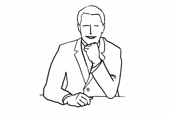 11. Một kiểu chân dung khác cũng hay gặp: hãy để anh ấy ngồi tại bàn. Những chi tiết, vật dụng xung quanh bàn như phù hiệu, bảng tên… sẽ hé lộ tính chất công việc của anh ấy.