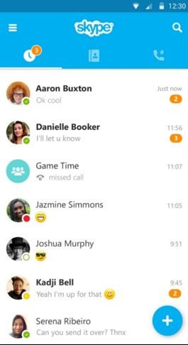  10. Skype Đây là ứng dụng thứ hai trong danh sách mà cái tên của nó đã trở nên quá quen thuộc sau Microsoft Word. Ứng dụng Skype trên Android cho phép người dụng giao tiếp với bạn bè, gia đành và đồng nghiệp thông qua tin nhắn tức thời, video và cuộc gọi OTT. 