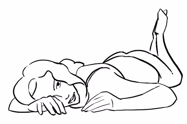 9. Một kiểu ảnh khác rất đáng yêu, có thể vận dụng trên nhiều mặt sàn khác nhau như giường, mặt đất, thảm cỏ, hay một bãi biển đầy cát trắng. Chụp từ một góc độ rất thấp và tập trung vào mắt.